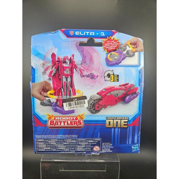Transformers One Robot Battlers Elita-1 Figure 3-Step Conversion Toy 6+ Age - Picture 4 of 6